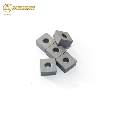 Độ cứng 12,7*12,7*6,5mm Chian Saw Machine Tungsten Carbide Insert / Tungsten Carbide Tips For Stone Cutting