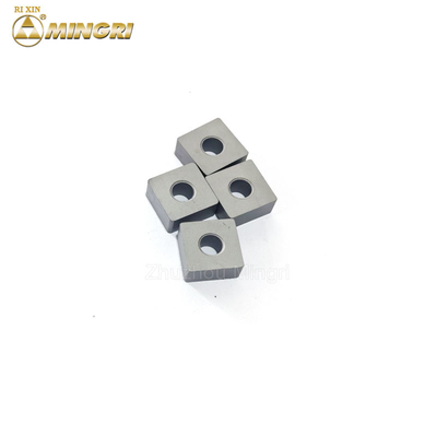 Thời gian sử dụng dài Tungsten Carbide Chain Saw Insert cho cắt đá cẩm thạch 12,7 * 12,7 * 6,5mm Độ bền cao