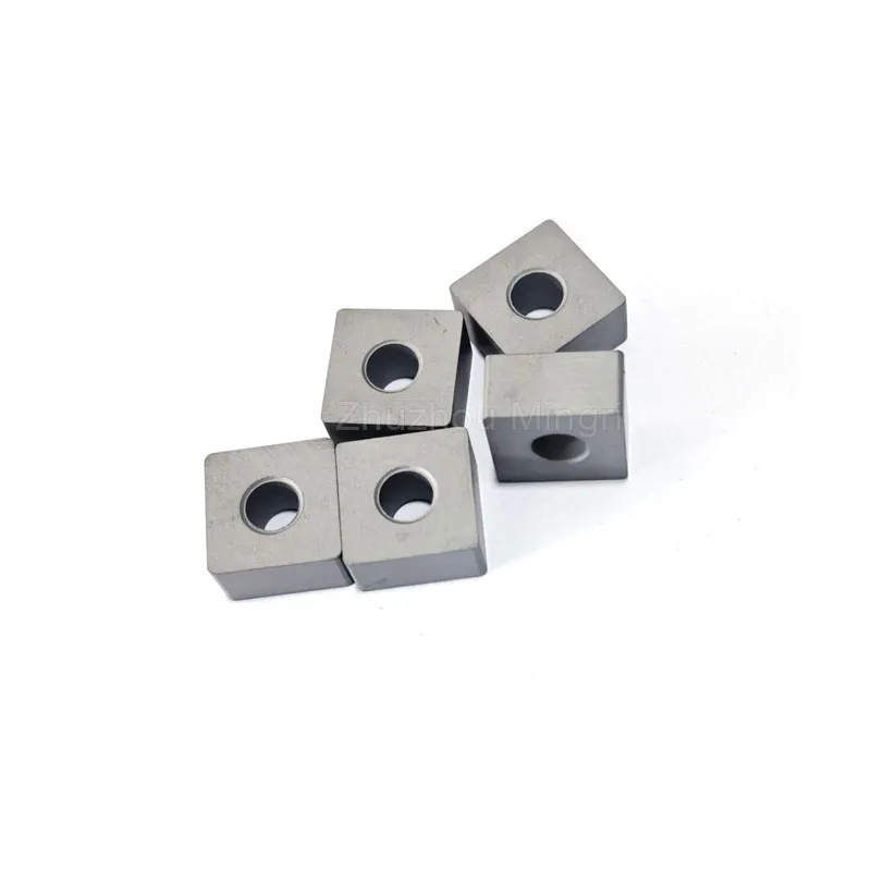 0.014 Kg trọng lượng tổng đơn Tungsten Carbide Insert Độ cứng cao để chống mòn đặc biệt