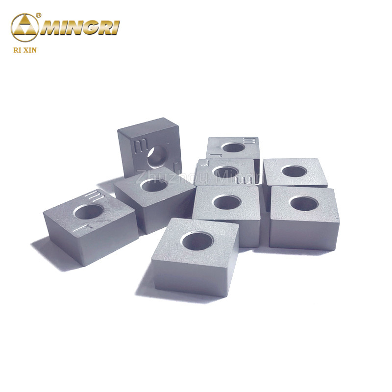 Fantini Korfmann Benetti Dazzini tương thích 12.7 * 12.7 * 6.5 Tungsten Carbide Square Insert cho các bộ phận công cụ cắt đá
