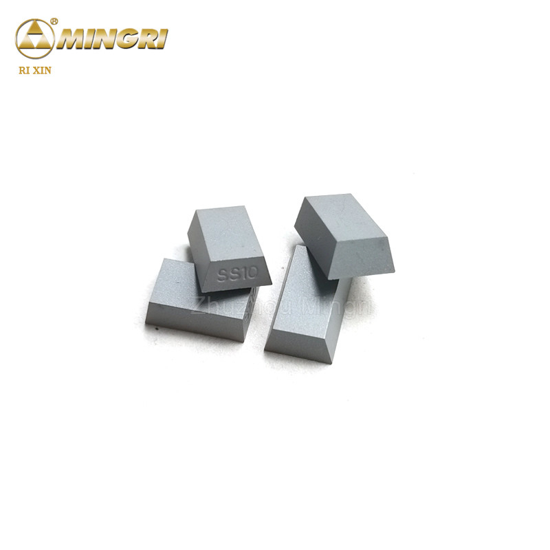 15 * 10 * 5 SS10 cao độ chính xác Carbide Saw Tip YG9C với kích thước chính xác và chính xác kích thước tốt
