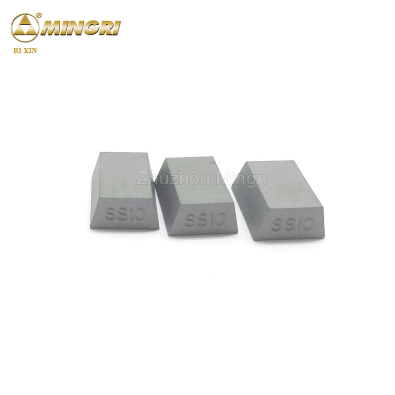 SS10 Thức cứng cao Tungsten Carbide Saw Tips For Stone Cutting Good Unit Weight And Precision Dimensions