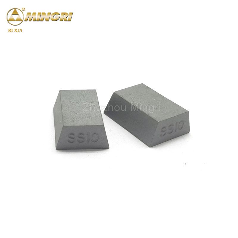 SS10 20x12x3 Tungsten Carbide Saw Tips cho các bộ phận công cụ điện và cắt cát